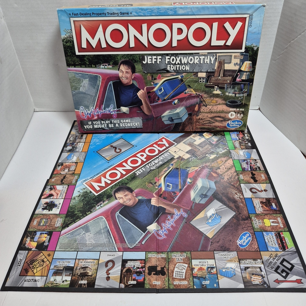 Monopoly‎ Jeff Foxworthy Edition Board Game Hasbro Parker Brothers - New
